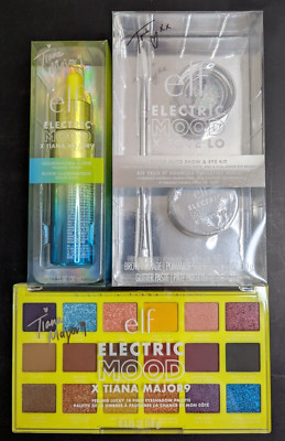 Elf Electric Mood Makeup Lot X Tiana Major9 Elixir Eyeshadow Tove Lo Brow & Eye