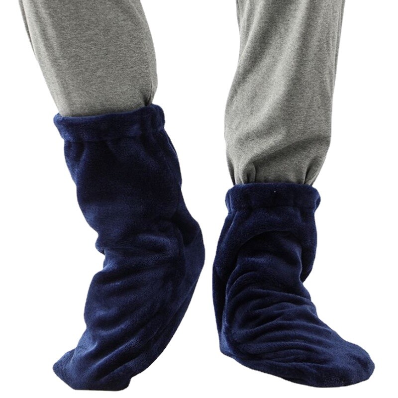 APL 1 paio ciabatte uomo invernali calde calze morbide fodera termica scaldapiedi stivali