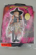 Fairy Witch Halloween Costume Toddler Girl's Size 24M - 4T F5219