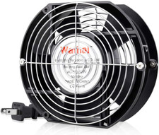 Axial Fan Big Airflow High Speed Dual Ball Cooling Ventilation 32 Watts NEW