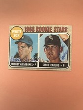 1968 Topps #287 White Sox Rookie Stars Abarbanel, Carlos Autographs