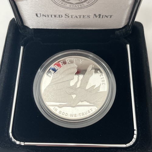 2012 P Star-Spangled Banner Commemorative Proof Silver Dollar with OGP and COA - Picture 2 of 3