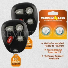 2 For 1999 2000 Cadillac Escalade ESV EXT Keyless Entry Remote Car Key Fob