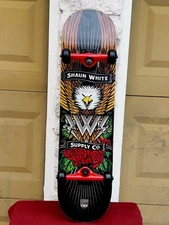 Shaun White Skateboard Complete Trucks 2012 SW Supply Co Barely Rode Zumies Hawk