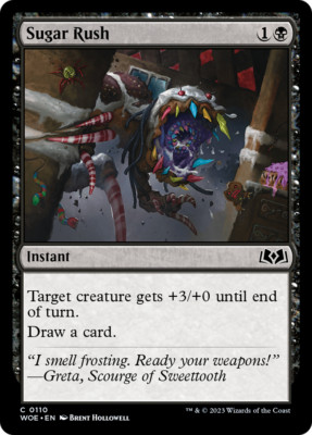 SUGAR RUSH X 4 N/M WILDS OF ELDRAINE MAGIC THE GATHERING