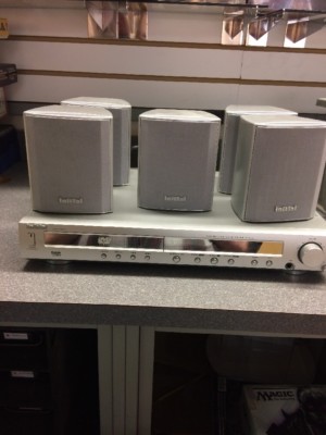 Initial DVD Player And Speaker System fully tested and working dva-2610