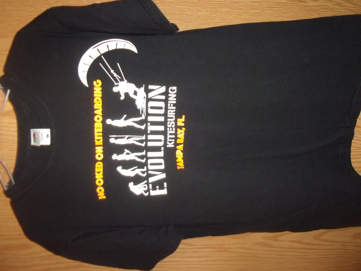 T-shirt Fruit Of The Loom Kitesurf - Tampa Bay FL KITEBOARDING Evolution - Taille L Homme - Occasion Bon état