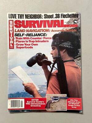 Survival Guide Magazine January 1983 Vol. 5 No. 1 Self-Reliance Land Navigation