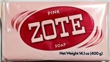 ZOTE Laundry Bar Sapone 'Rosa' Lavaggio e Smacchiatore 400 gr dal Messico