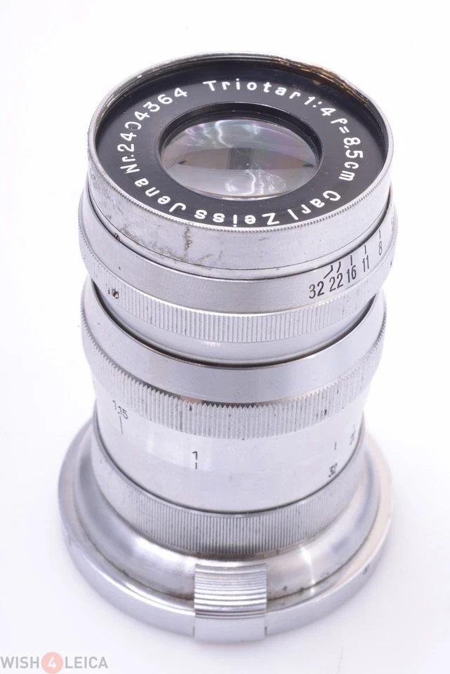 ✅ CONTAX II, III ZEISS TRIOTAR 8.5CM, 85MM 4.0 RANGEFINDER CAMERA W/ CAPS - Image 2 of 4