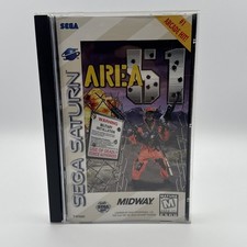 Area 51 (Sega Saturn, 1996) Complete CIB With Registration Card
