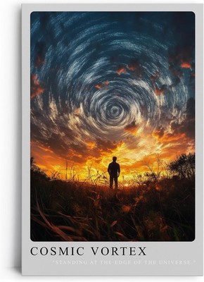 Leinwandbild Cosmic Vortex Leinwandbild atemberaubende Landschaft mit