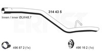 Ernst Abgasrohr 314435 FüR Ford Focus 2 Turnier Flexifuel