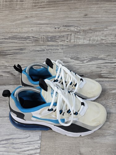 Nike Air Max 270 React Weiß Jungen Größe 5Y Sportschuhe Sneaker BQ0103-106 - Bild 2 von 11