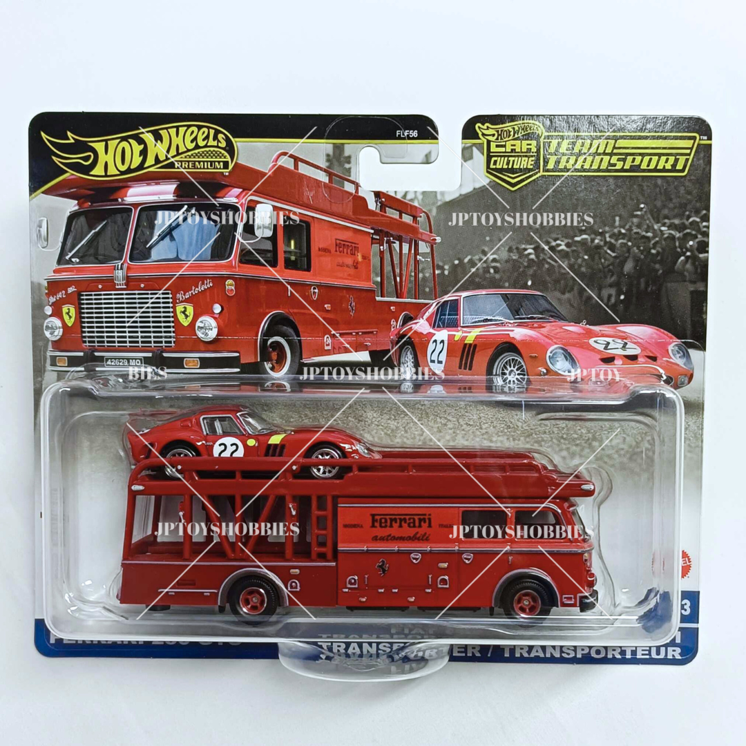 Hot Wheels Team Transport Mix H Set of 4, Ferrari, Toyota AE86 | eBay