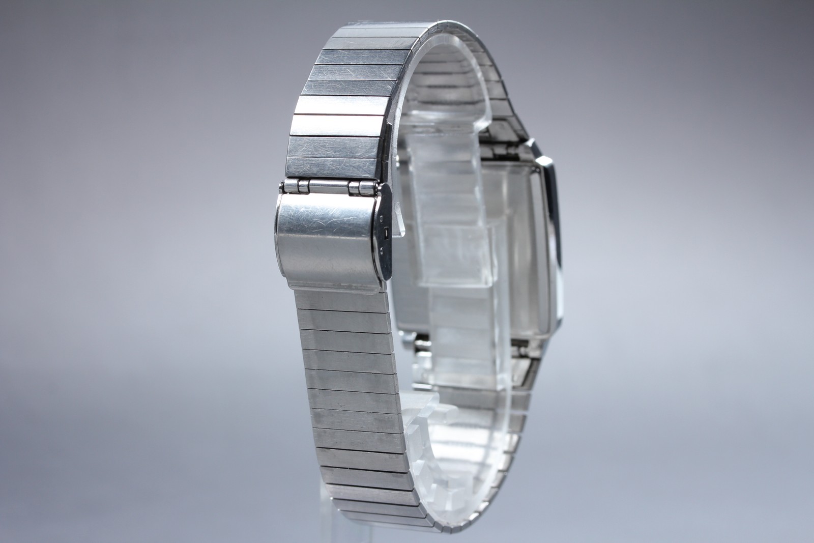 Vtg 1979 Seiko Emblem 7830-5180 Navy Blue Square Quartz Mens Watch From JAPAN image 6