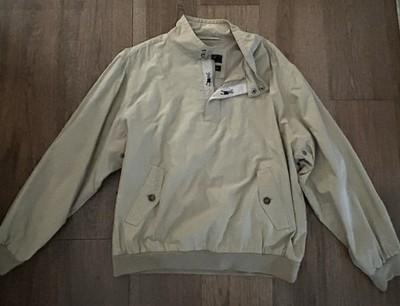 Bobby Jones Water Resistant Silk Men s Size Large L Bomber Golf Jacket Shirt