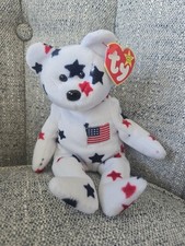TY Beanie babies-1997 beanie baby Glory the bear rare Mint Condition