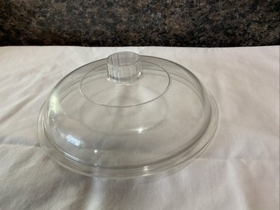 Rival Crock Pot Replacement Lid Plastic 7 3/4 Cloudy