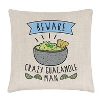 Beware VerrüCkte Guacamole Mann Kissenbezug Vatertag Freund Lustig