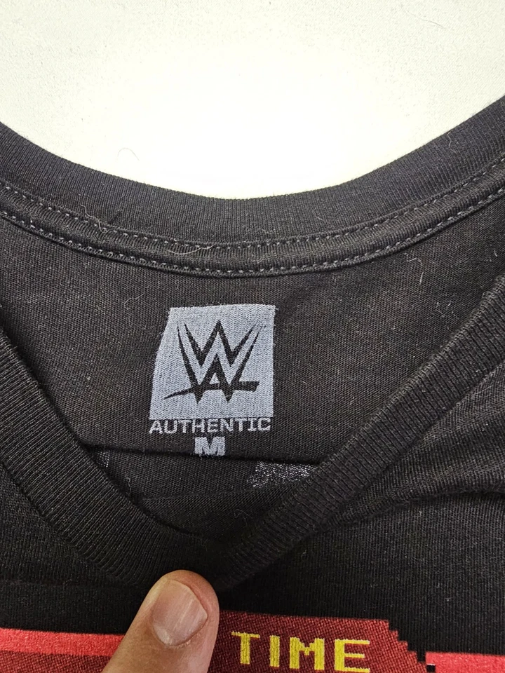 Camiseta John Cena WWE 20 Años Talla Mediana Never Give Up Pixel Negra Gráfica Foto 4 de 4