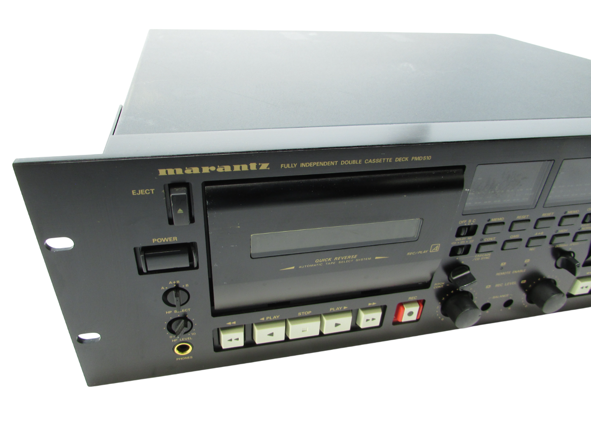 Marantz PMD-510 Professional Rack Mount Double Cassette Deck | eBay