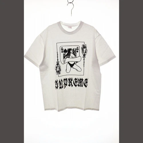 Supreme 19AW QUEEN TEE BLANC L IMPRIMÉ TRUMP T SHIRT MANCHES COURTES A Occasion f90188ed5