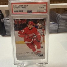 2025-26 Upper Deck Series 2- Emmitt Finnie Young Guns- PSA 10!