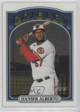 2021 Topps Heritage Chrome 108/999 Hanser Alberto #127 0s55