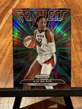 2022 Panini WNBA Prizm Basketball A'JA WILSON Fearless Green