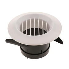 Sortie de gril de ventilation blanche d'aération d'ABS adaptée pour le