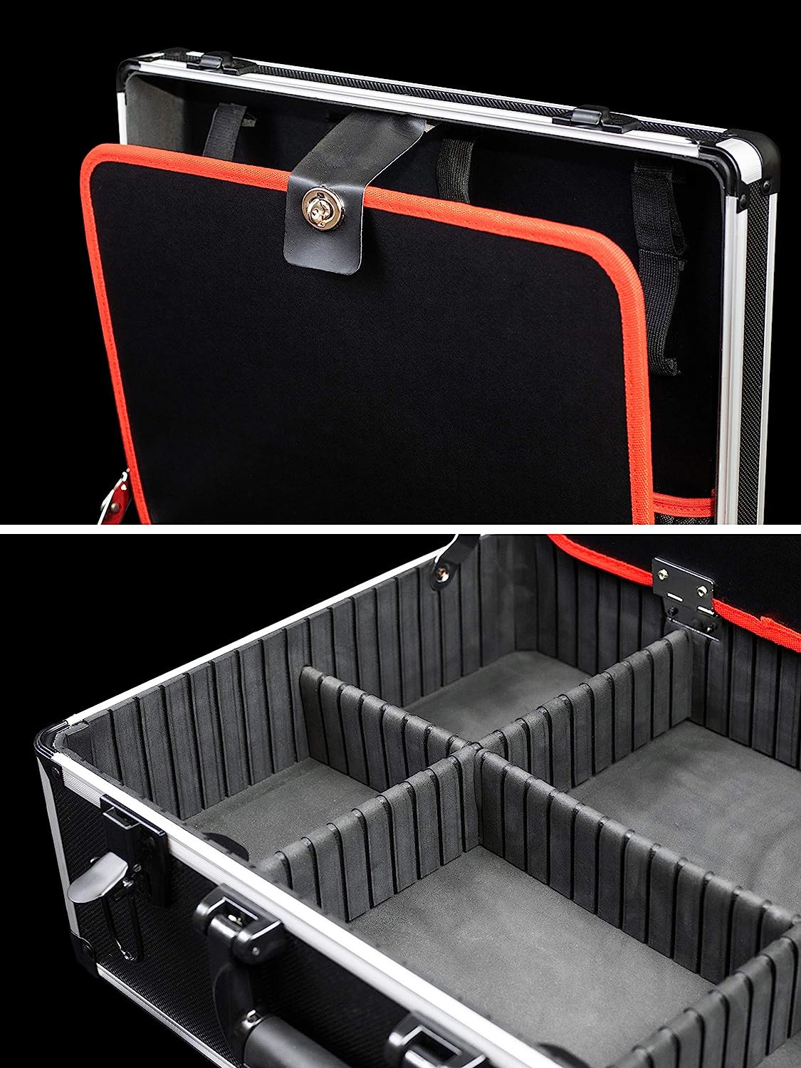 Trolley Porta Attrezzi 460x350x190 mm - Valigia Professionale Vuota - 3