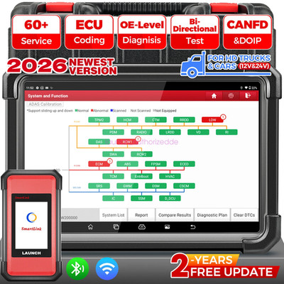 LAUNCH X431 PRO3S+HDIII Profi OBD2 Diagnosegerät 24V LKW PKW für Daf & Iveco DE