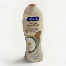 Softsoap Coconut Butter Scrubs Exfoliating Body Wash 20 fl oz