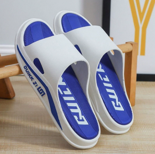 EVA thick-soled women's slippers summer bathroom non-slip couple soft