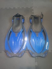 Promate Snorkeling Open Heel Fins Adjustable Strap Blue And Black Size ML/X 9-13