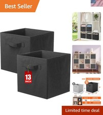 Storage Bins, Foldable Fabric Storage Cube And Cloth Organizer