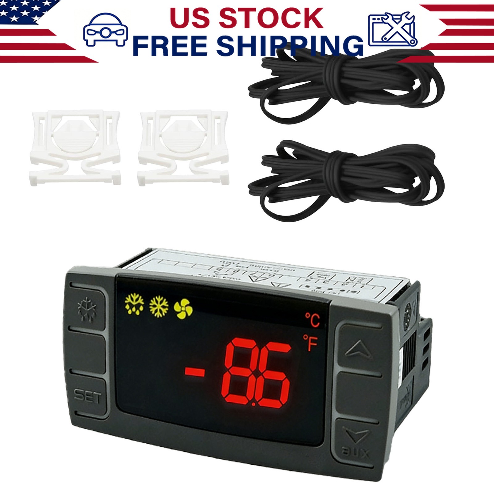 For Dixell XR02CX-4N1F1 Refrigerator Thermostat Temperature Controller US new