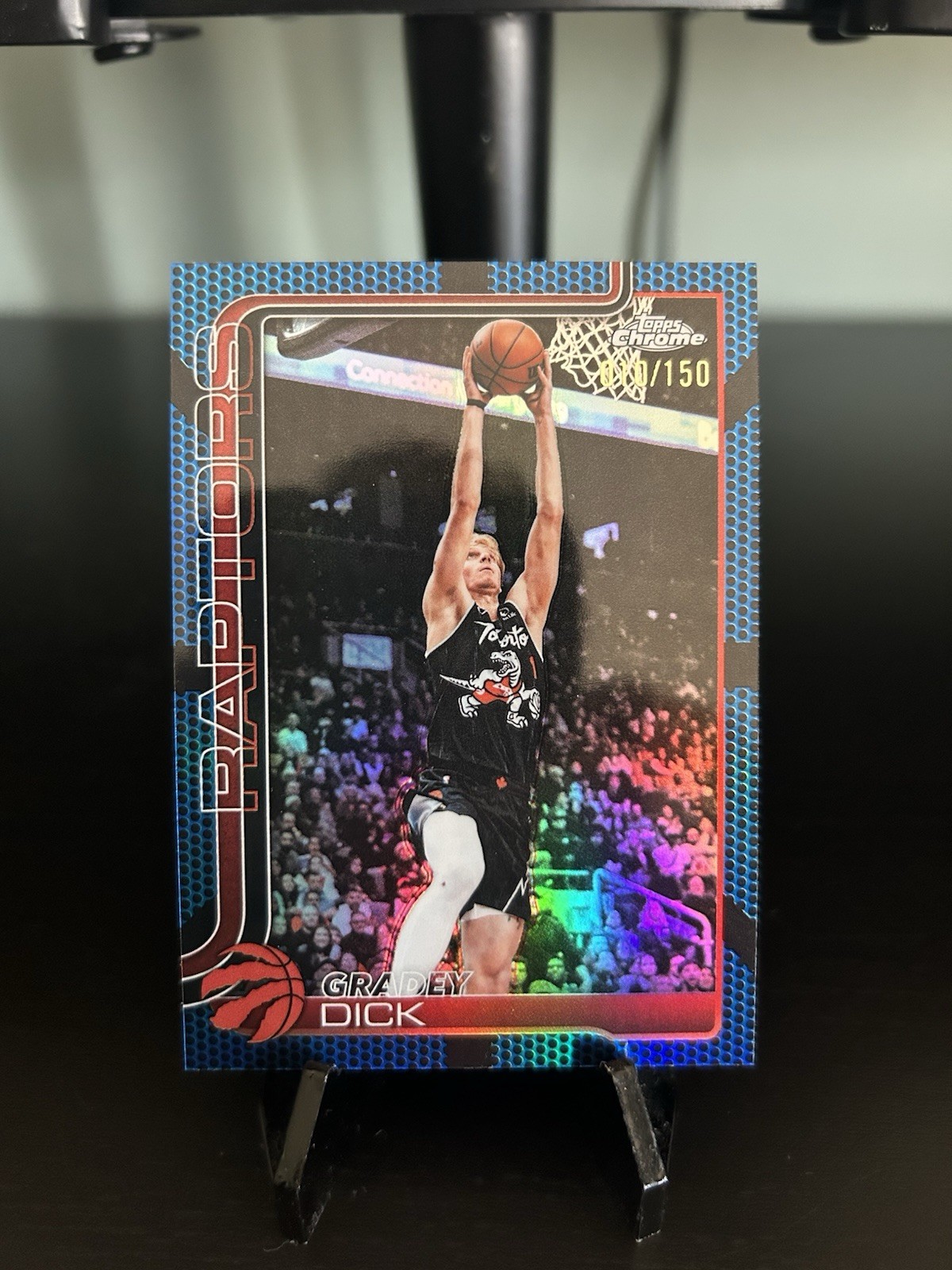 Topps Chrome 2026 Gradey Dick #97 Toronto Raptors Blue Parallel /150
