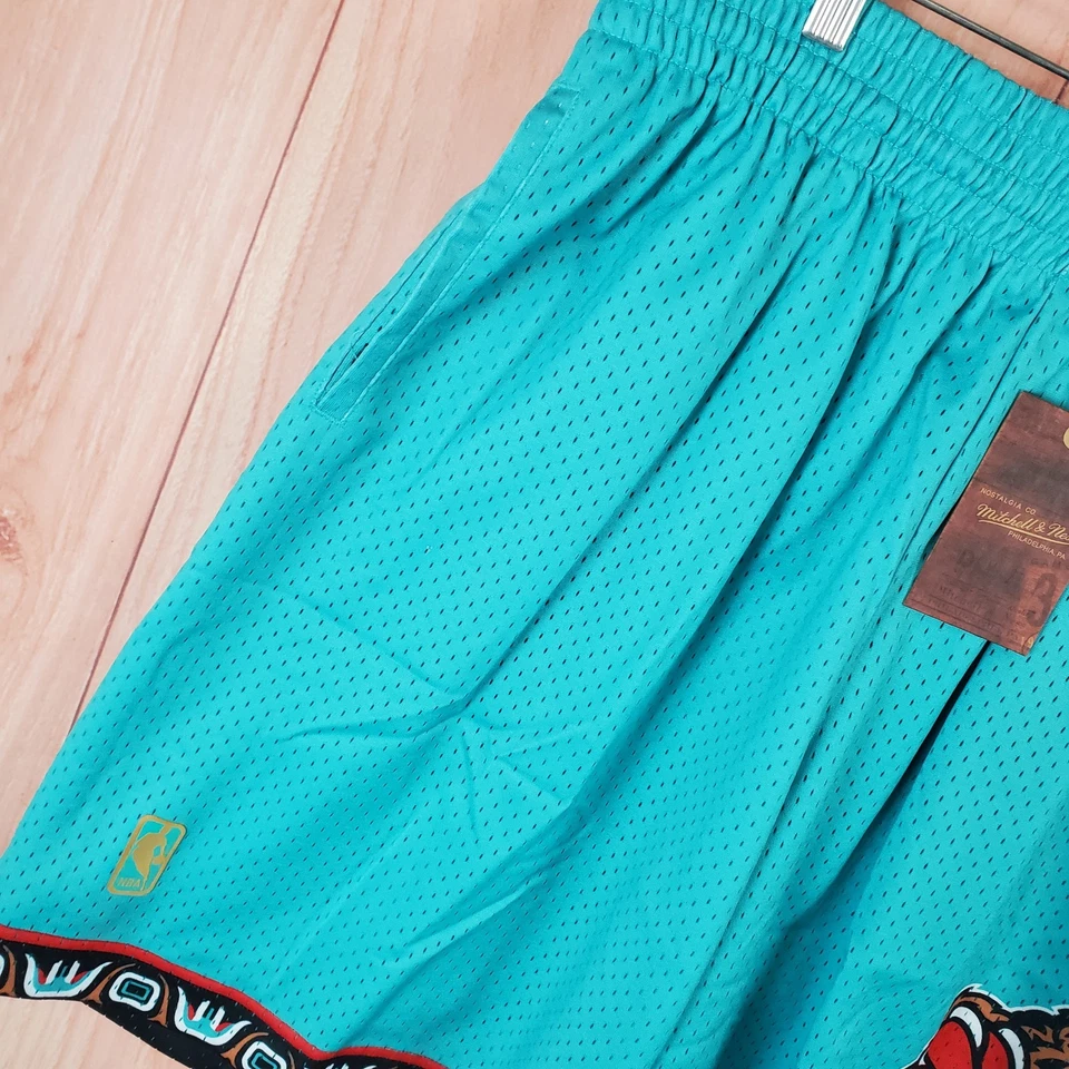 Pantalones Cortos de Baloncesto Mitchell & Ness Grizzlies Talla L Grande 96-97 Swingman NUEVO Foto 2 de 4