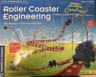 Thames & Kosmos Roller Coaster Engineering, Preowned w/ assembled roller coaster
