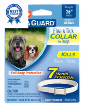 Hartz UltraGuard Flea Tick Collar for Up to 26 Inch Neck Pack of 1 , White