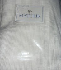 Matouk Queen Coverlet Giorgio Bone New Cotton Matelasse