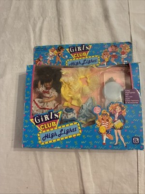 VINTAGE''GIRLS CLUB HIGH LIGHTS'' DOLL SET BY KID KORE. SEALED, NEVER OPENED