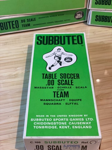 BOITE Subbuteo Arsenal 1971 - Heavyweight Team - Fabriqué UK - Excellent état