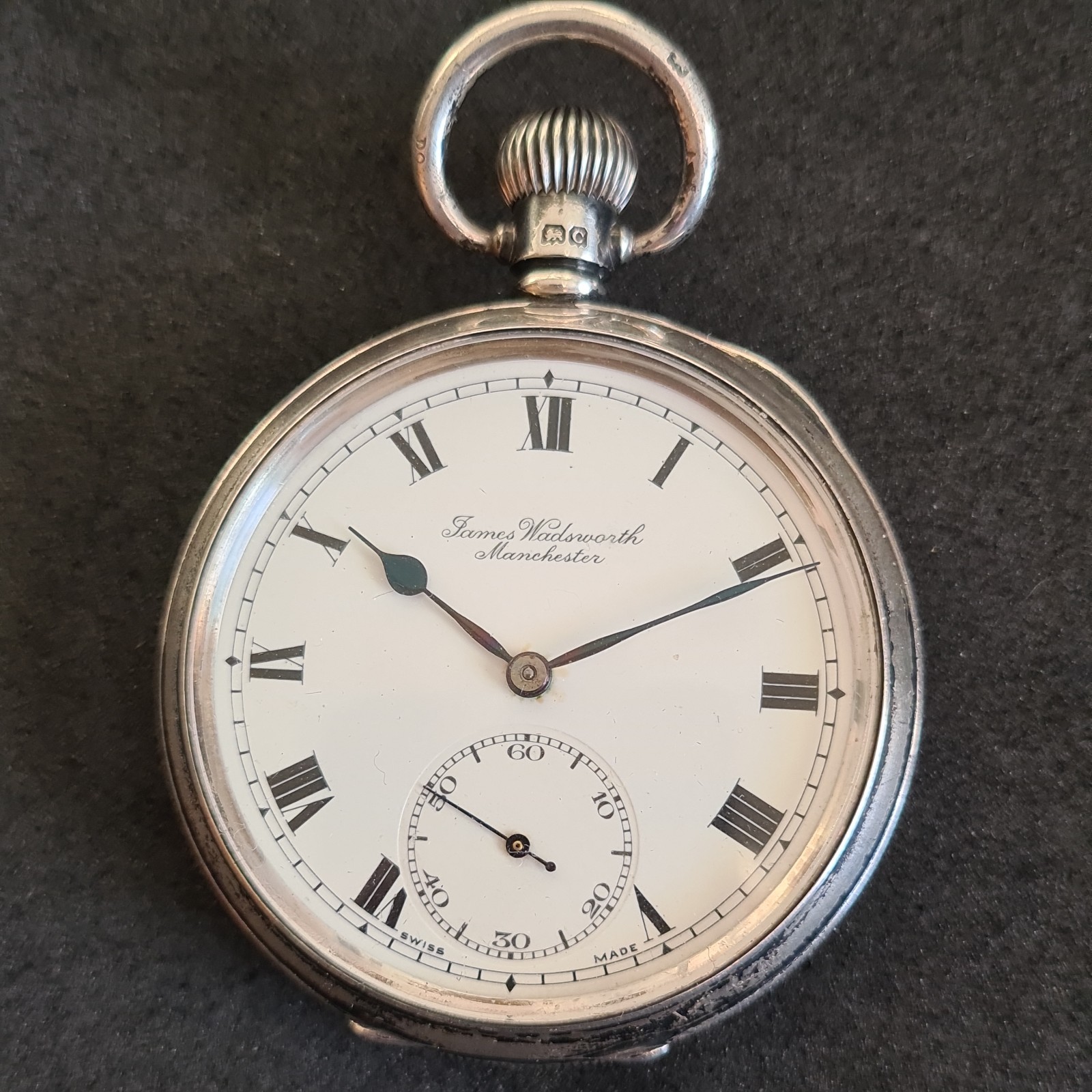 Antique Solid Silver James Wadsworth Manchester P… - image 1