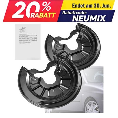 2X ANKERBLECH HINTEN DECKBLECH BREMSSCHEIBEN FÜR VW GOLF PLUS GOLF 5 6 MK5 MK6