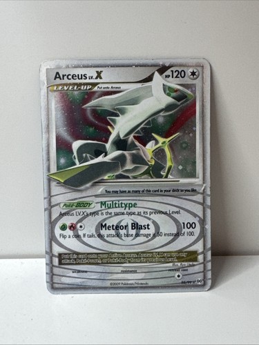 Arceus LV.X 95/99 Platinum Arceus Pokemon Card Holo Foil Rare Near Mint