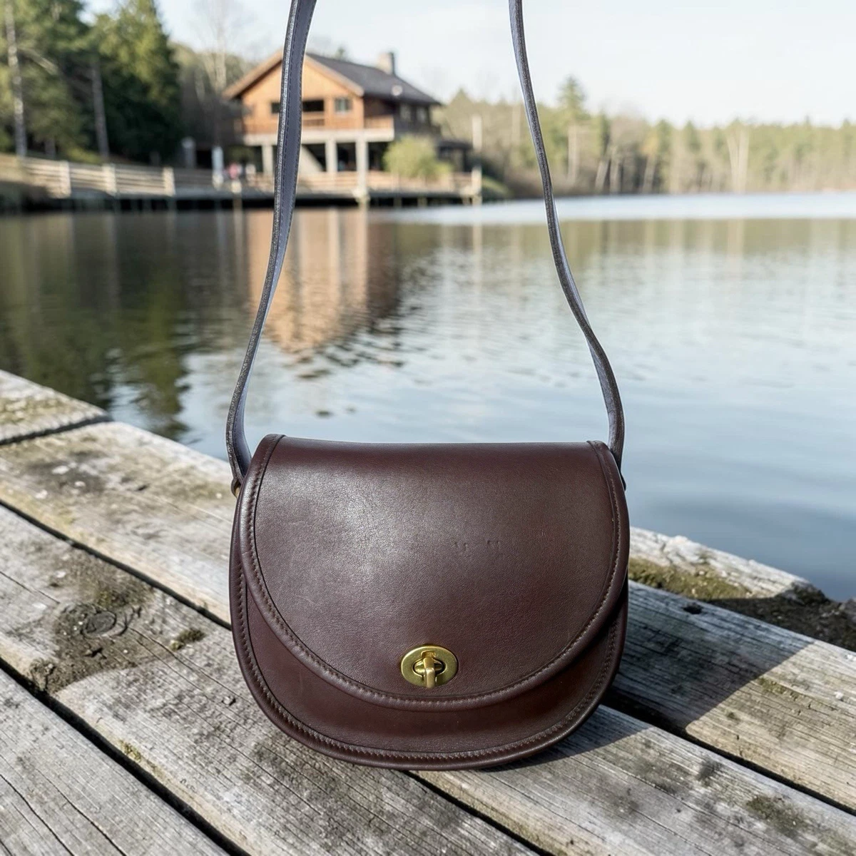 Coach Vintage Leather Brown Indiana Vintage Bags, Handbags & Cases