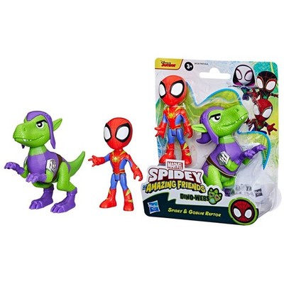 Hasbro Marvel Spidey und seine Super-Freunde Dino-Webs Held und Dino, 1 Packung,